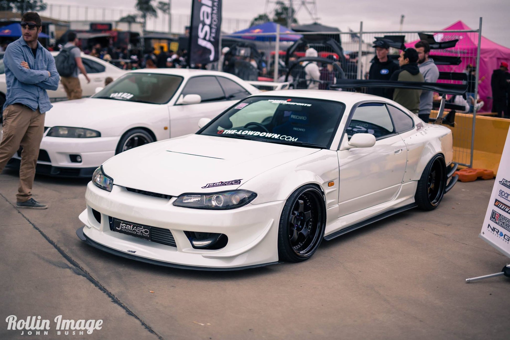Nissan S15 200SX Silvia 55mm rear over fenders painted