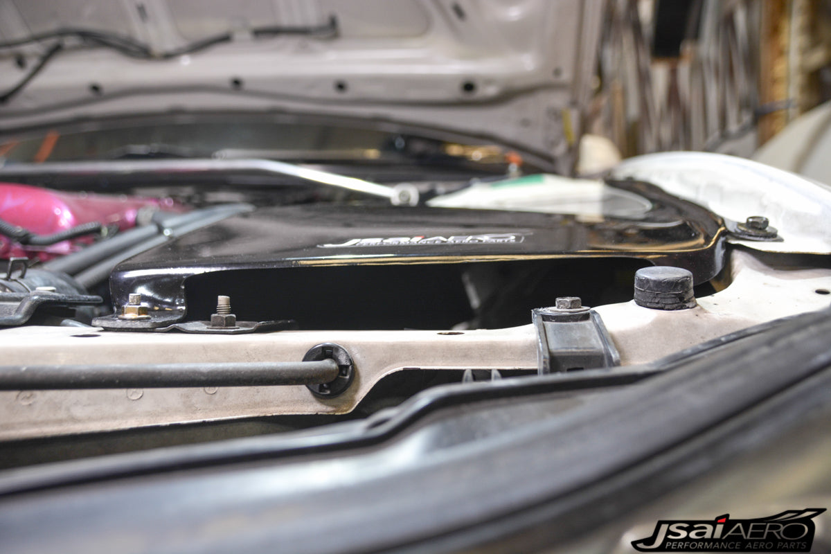Nissan S15 Silvia 200SX SR20DET JSAI Aero airbox cover aftermarket engine bay upgrade