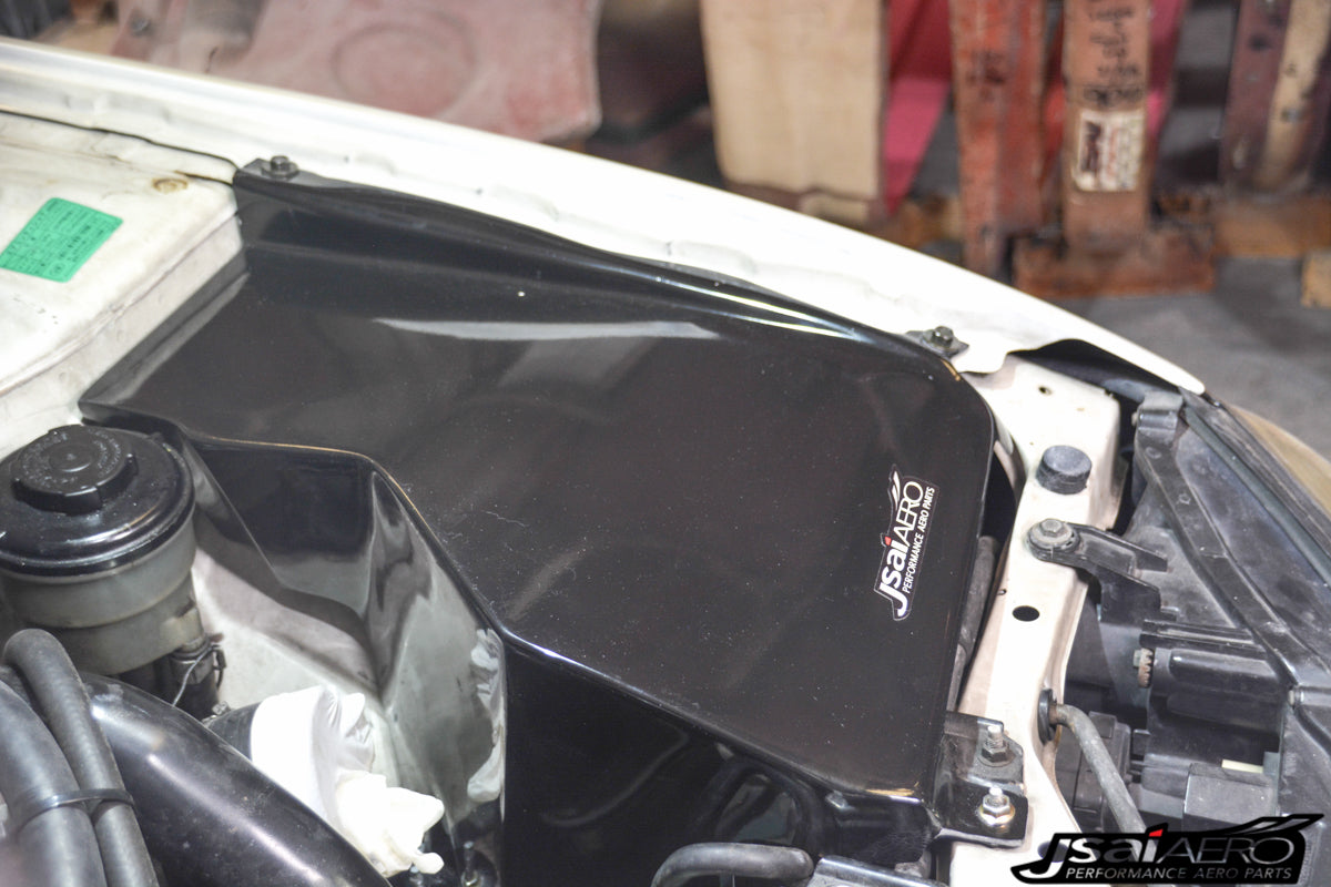 Nissan S15 Silvia 200SX SR20DET JSAI Aero airbox cover aftermarket engine bay part