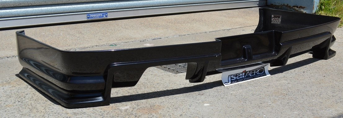 JSAI Aero rear bumper with diffuser for Nissan Skyline R34 aftermarket body kit