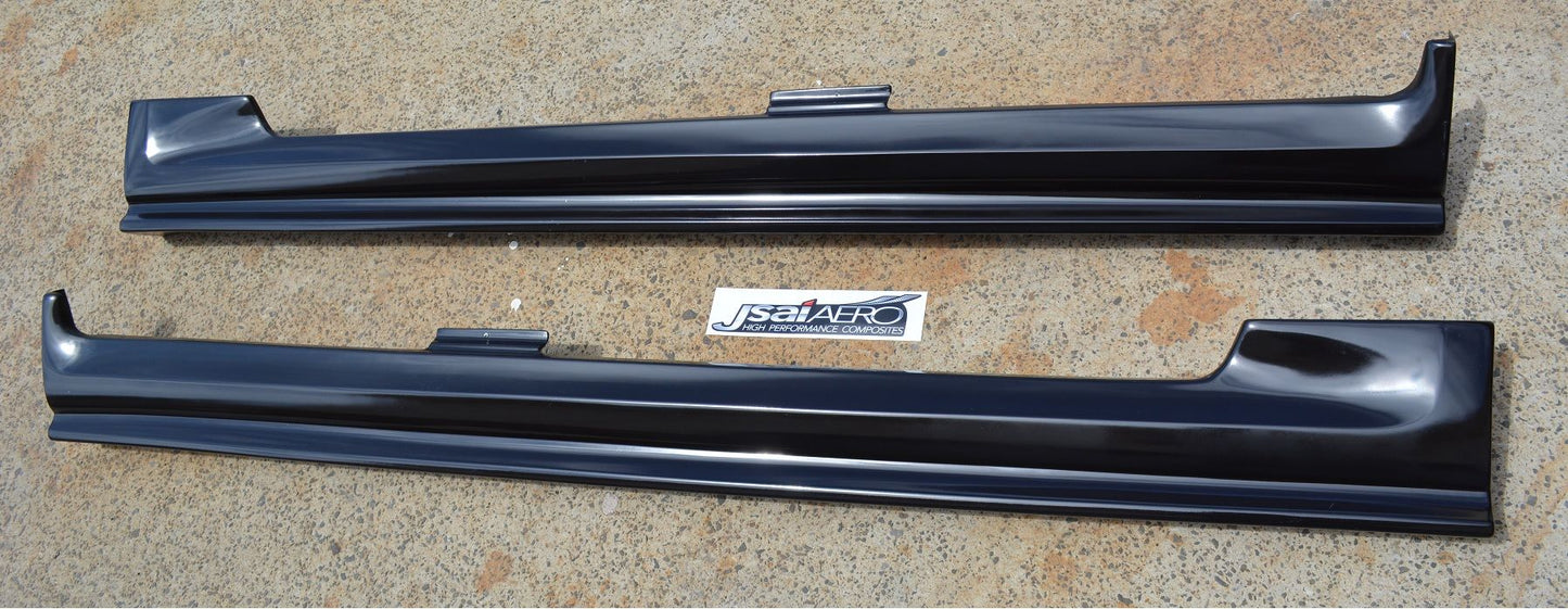 JSAI Aero side skirts for Nissan Skyline R34 aftermarket body kit pair