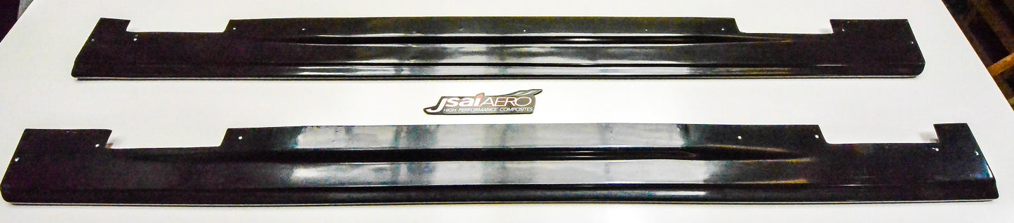 JSAI Aero rear bumper extensions designed for Nissan Skyline R33 GTS-T, enhancing rear styling and aerodynamics for performance body kit upgrades.