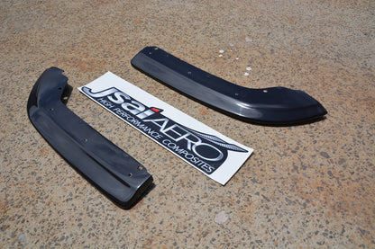 Aftermarket side skirt extensions unpainted pair body kit add-ons parts layout