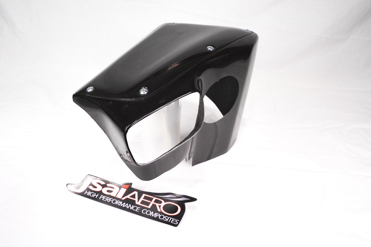 Subaru Impreza GDB Kansai style airbox by JSAI Aero aftermarket intake airbox angled view