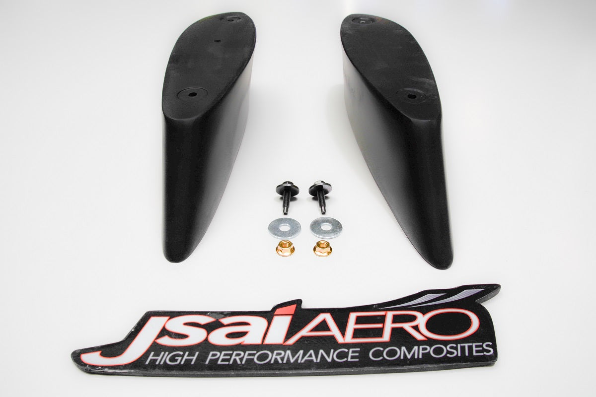Subaru Impreza GDB WRX 90mm Zero Sports style wing risers by JSAI Aero aftermarket rear wing riser kit