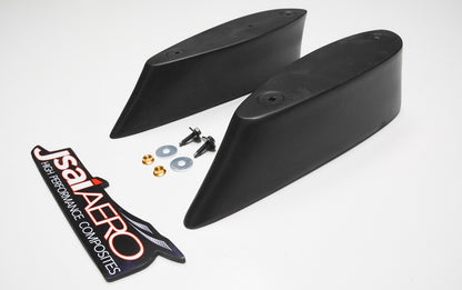 Subaru Impreza GDB WRX 90mm Zero Sports style wing risers by JSAI Aero aftermarket rear spoiler riser detail view