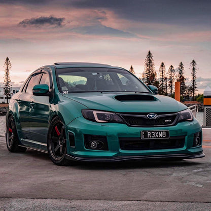Subaru Impreza GVB GRB Liberal style front lip by JSAI Aero aftermarket body kit detail view