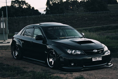 Subaru Impreza Liberal style front lip by JSAI Aero aftermarket front bumper lip upgrade