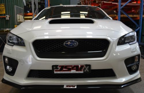 Subaru WRX STI front lip by JSAI Aero aftermarket front bumper lip body kit upgrade
