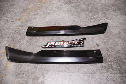 Subaru WRX STI GVB sedan rear bumper extensions aftermarket body kit rear add-ons