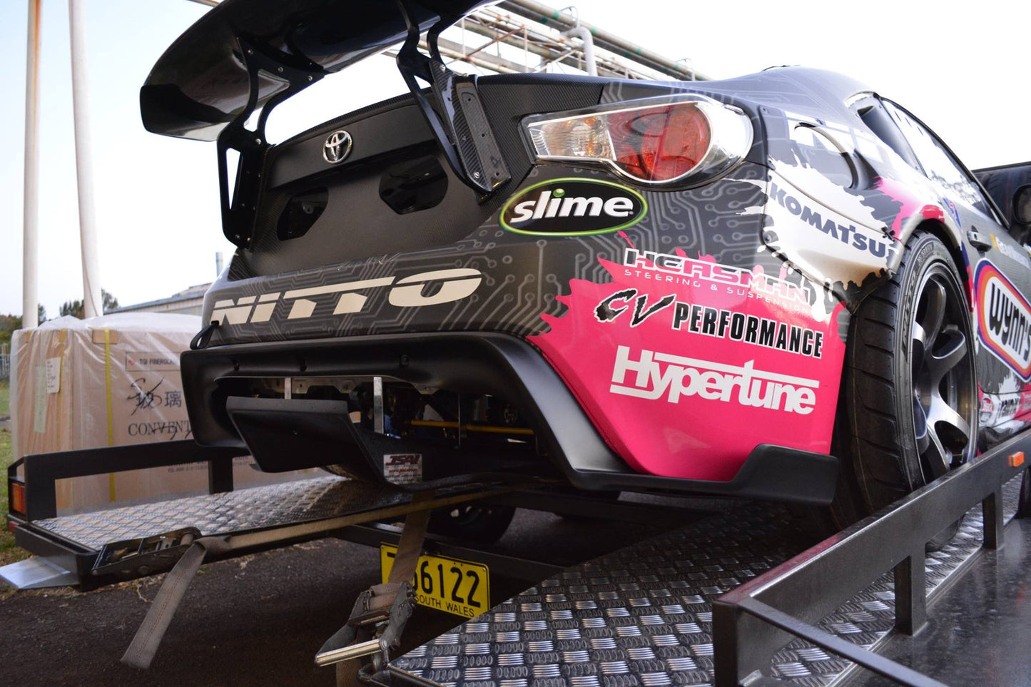 Toyota 86 rear diffuser, aftermarket aerodynamic upgrade for FT86 platform improving rear airflow, stability, and aggressive styling