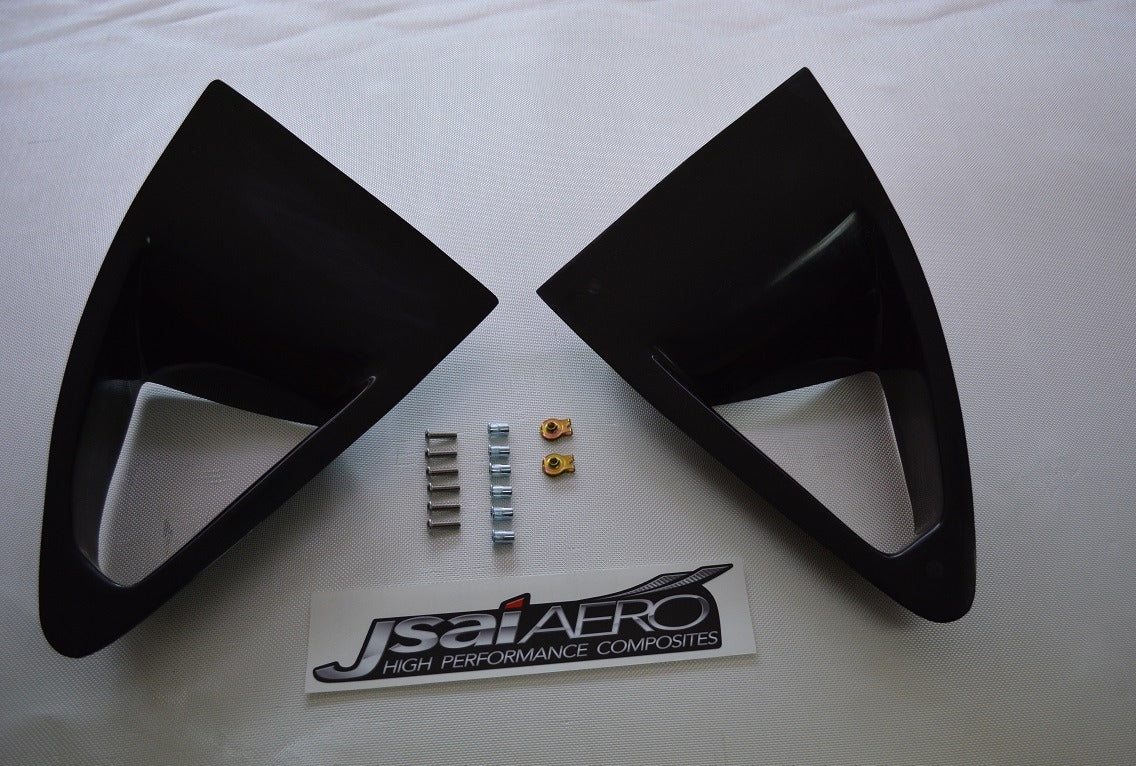 Toyota 86 rear quarter window raw panel, unpainted aftermarket part for FT86 platform rear side window replacement or custom build