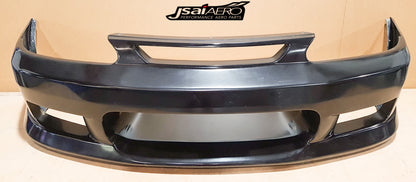 Toyota AE111 Corolla Levin C-West style front bar, aftermarket front bumper upgrade designed to enhance aerodynamics and aggressive styling