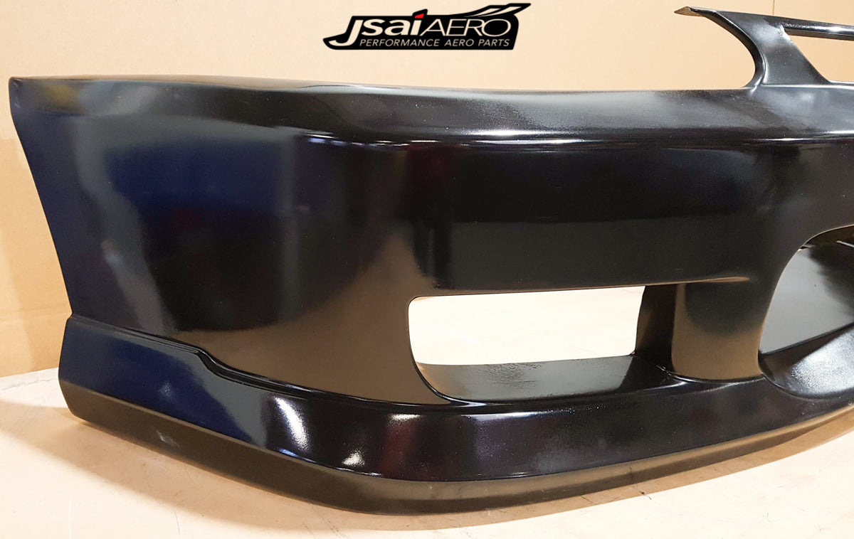 Toyota AE111 Corolla Levin C-West style front bar, aftermarket body kit upgrade enhancing front-end styling and aerodynamic performance
