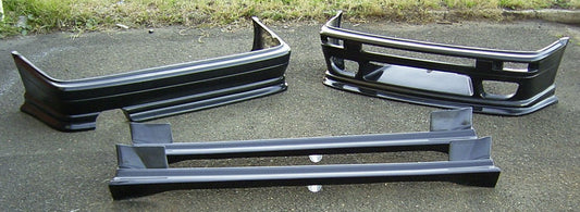 Toyota AE86 with D-Max body kit aero parts, aftermarket upgrade enhancing classic JDM styling and performance appearance