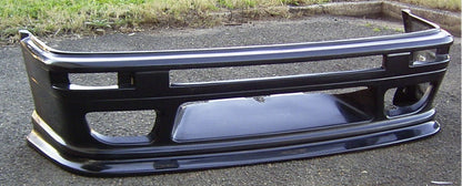 black front bumper for Toyota AE86 aftermarket aero part uninstalled