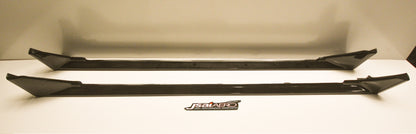 Toyota AE86 JDM Zenki style side skirts, aftermarket body kit part enhancing side profile and classic drift car styling
