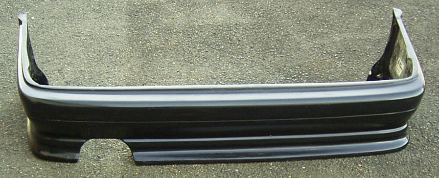 aftermarket rear bumper Toyota AE86 black rear bar body kit aero upgrade