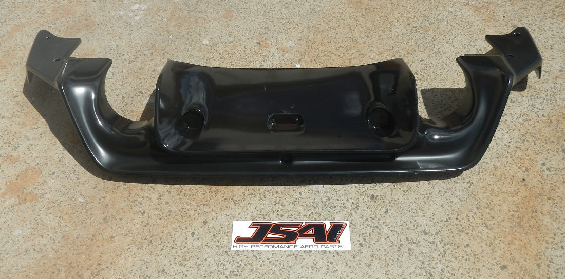 Toyota GT86 Subaru BRZ Rocket Bunny style rear diffuser in gel coat finish by JSAI Aero aftermarket body kit
